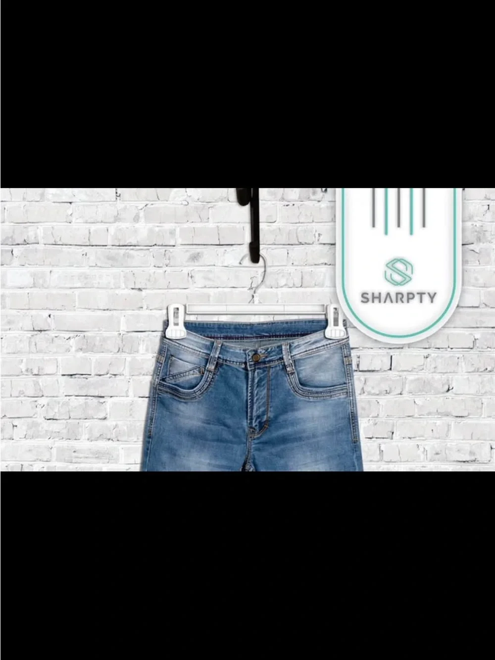 8 Pack White Pant / Skirt Hangers